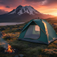 Автоматичний намет 2-місний 200×150×110 см, легке встановлення, водонепроникний, для кемпінгу та туризму