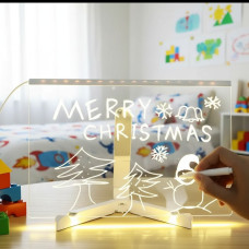 Дошка для малювання та нотаток ST-805 з USB-підсвіткою 150х150 мм