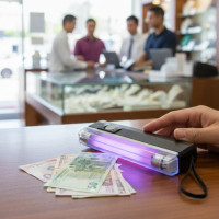 Портативний ручний детектор валют, банкнот з ультрафіолетовою лампою DL-01