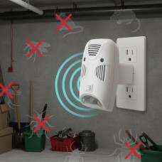 Відлякувач гризунів і комах Ультразвуковий, електромагнітний Pest Repelling Aid