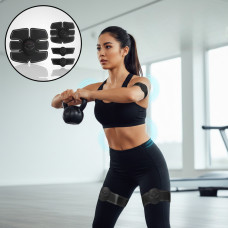 Пояс міостимулятор EMS Trainer 3 в 1 для м'язів преса та рук Fitness Trainer масажер