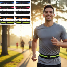 Спортивна сумка на пояс для бігу Go Runner's Pocket Belt спортивний пояс для телефона та аксесуарів