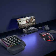 Комплект ігровий X1 M1 для смартфонів і ПК Bluetooth-клавіатура та миша Black