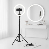 Кільцева LED-лампа Ring Light 26 см + штатив і кріплення для телефона (LC-330)