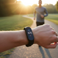 Смартгодинник Band M5 Band Watch крокомір, фітнес браслет, чорний