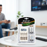 Зарядний пристрій JIABAO JB-212 4х канальний набір з 4 акумуляторами АА 4500Мач