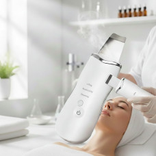 Скрабер ультразвуковий апарат для чищення та фонофорезу Ultrasonic Black Owl Ultrasonic Shovel