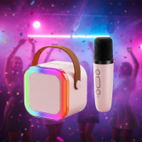 Дитячий бездротовий караоке-мікрофон K1 з портативною колонкою та підсвіткою