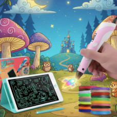 Дитячий набір 3D-ручка Pen 6+ планшет для малювання 3D PEN AND436 набір для творчості