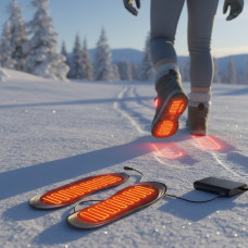 Устілки з підігрівом універсальні USB  35-40 Чорні