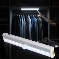 Світильник бездротовий самоклейний з датчиком руху SUNROZ Motion Brite 10 LED Білий