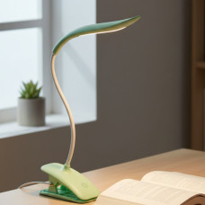 Настільна акумуляторна сенсорна лампа LED SST-812 на прищіпці
