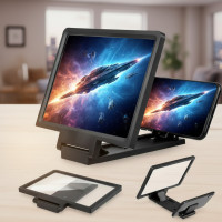 Підставка для смартфона 3D Збільшувач Enlarged Screen Mobile Phone Чорний