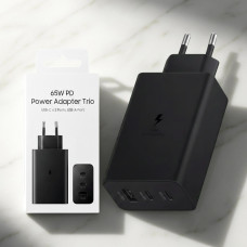 Мережевий зарядний пристрій 65 W, Зарядний пристрій 65 W Trio 2xUSB-C