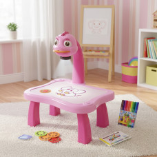 Дитячий стіл проєктор для малювання Projector Painting проєктор музичний зі столиком HY-87