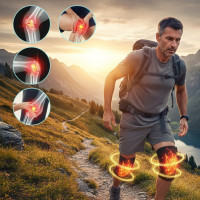 Зігрівальний турмаліновий бандаж FZ-79 на коліно, наколінники з ефектом сауни та поліпшенням кровообігу