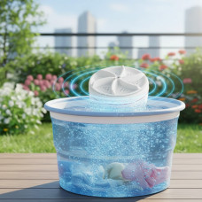 Ультразвукова портативна пральна машинка MA-2 мінімашинка для прання білизни usb