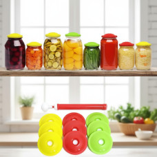 Набір для вакуумного консервування зберігання вакуумні кришки вакуумні кришки