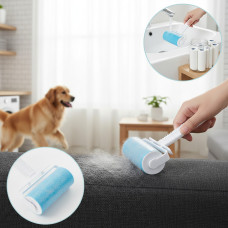 Багаторазовий липкий ролик для чищення одягу та поверхонь ROLLER AND402