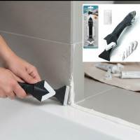 Набір Силіконовий шпатель скребок і насадки для герметика та силікону SILICON TOWEL SCRAPER