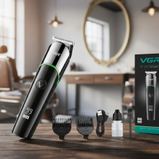Машинка для стриження волосся VGR V-291 з насадками й акумулятором професійна тример