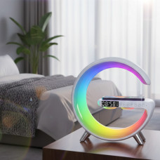 Лампа нічник  Light Sound Machine 5 в 1 з бездротовою зарядкою 15 W, будильником і Bluetooth колонкою