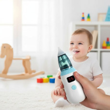 Аспіратор дитячий електронний Vancocon VA-162 назальний соплевідсмоктувач для немовлят