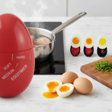 Таймер для варіння яєць з індикатором ступеня готовності (змятку, мішечок, вкруту)