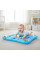 Розвивальний дитячий водний килимок надувний аквакид із водою й рибками для дітей