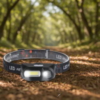 Ліхтар налобний 1804-XPE+COB на акумуляторі, Ліхтар акумуляторний для риболовлі