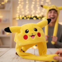 Шапка з рухомими вухами Пікачу Світиться