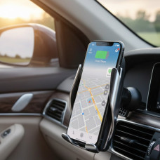 Автотримач для телефона з бездротовою зарядкою S5, тримач для телефона