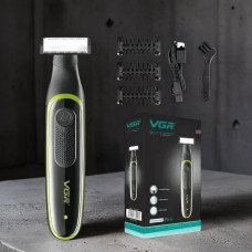 Чоловічий електричний тример Geemy GM-3108/VGR V-017 для бороди, вусів і волосся з насадками й акумулятором
