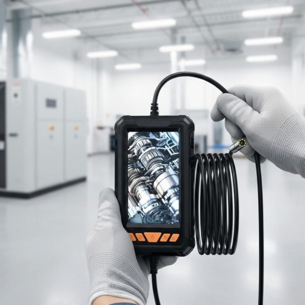 Відеоендоскоп P380 5 м 8 мм з підсвіткою LED та екраном Full HD 1080P чорний