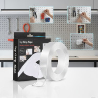 Багаторазова клейка стрічка гелієва для будь-яких поверхонь UKC Ivy Grip Tape 3М