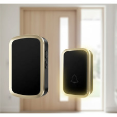 Дзвінок дверний бездротовий 38 мелодій приймач живлення батарейки + microUSB