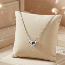 Жіноча підвіска кулон серце/Ціпочка намисто Золото/Срібло