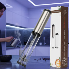 Електричний портативний збивач віночок для молока та кави Black