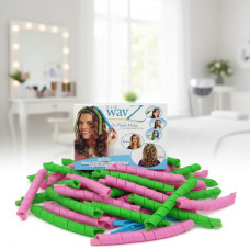 Бігуді для накручування волосся спіральні Hair Wavz 16 штук