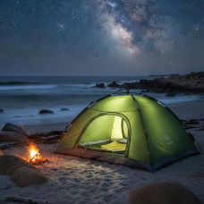 Намет-трансформер туристичний 2 м*2 м, Похідний намет 4х спальних місць