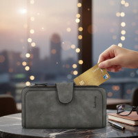 Жіночий гаманець клатч портмоне замшевий Baellerry 2345 різних кольорів