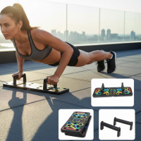 Дошка для віджимань спортивна для віджимань 14 в 1 Foldable Push Up Board платформа для тренування