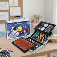 Комплект для малювання "Астронавт" 145 предметів із кейсом
