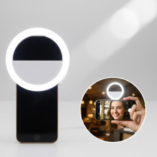 Світлодіодне селфі кільце на телефон Selfie Ring Light з USB зарядкою