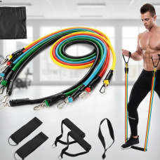 Еспандр Treaning Pro для атлетичних вправ/ 5 джгутів Power Bands