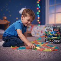 Перегонова траса Перегоновий світний трек Magic Tracks на 220 деталей