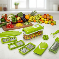 Овочерізка Nicer Dicer Plus Салатовий ручна