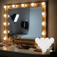 Лампочки для гримерного дзеркала Vanity Mirror Lights LED 10 шт 3 режими