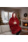 Двосторонній плед толстовка з капюшоном і рукавами Huggle Hoodie оверсайз