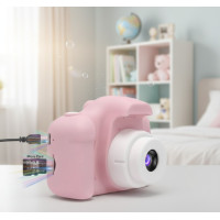 Дитяча цифрова фотокамера TOPA з 2.0 дисплеєм і з функцією відео Рожева